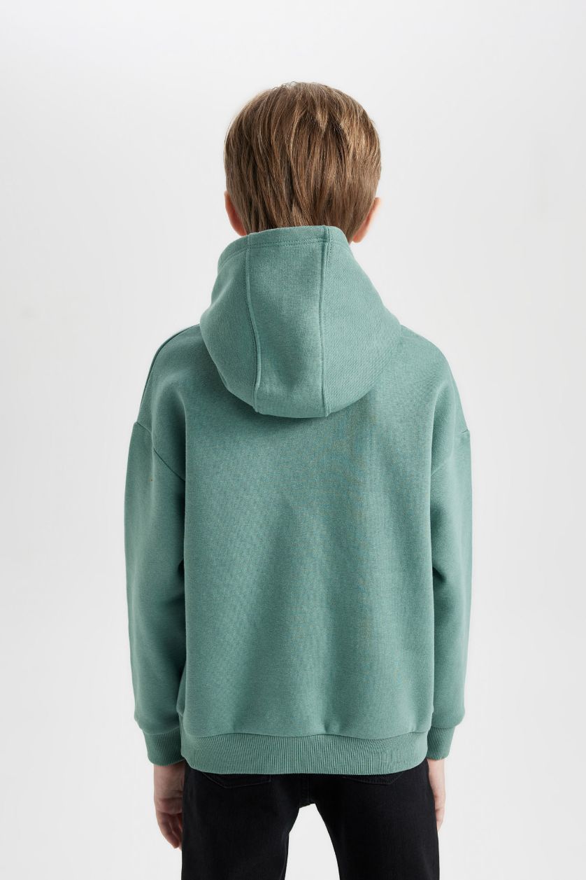 GARÇONS Vert Sweat à Capuche Oversize pour Garçon
