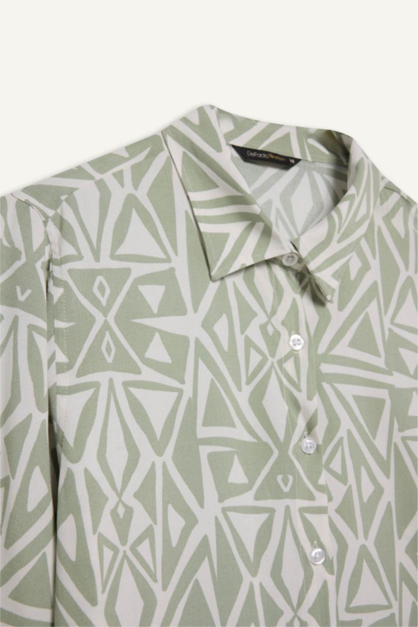 WOMAN Mint Regular Fit Long Sleeve Shirt