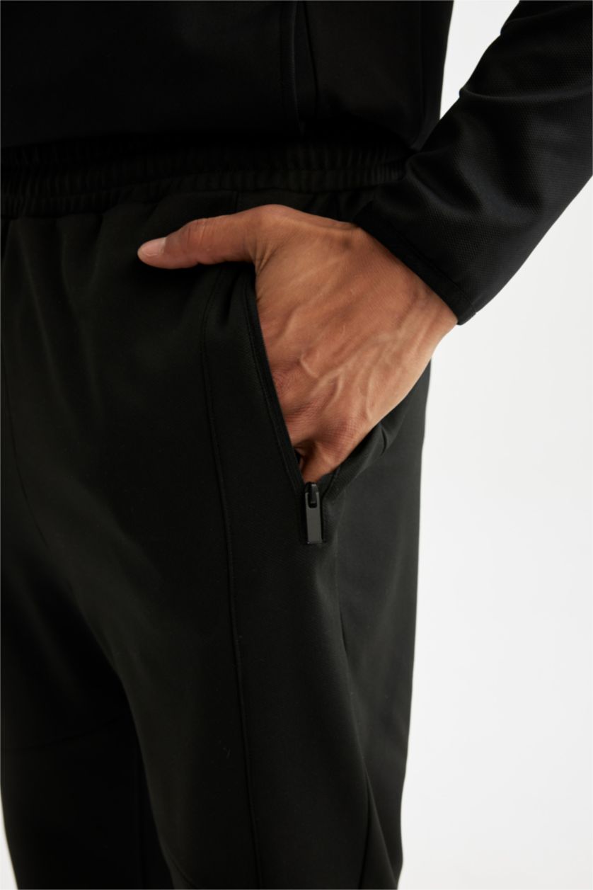 Ерлер қара слим пішімі стандарт етек скуба Джоггер