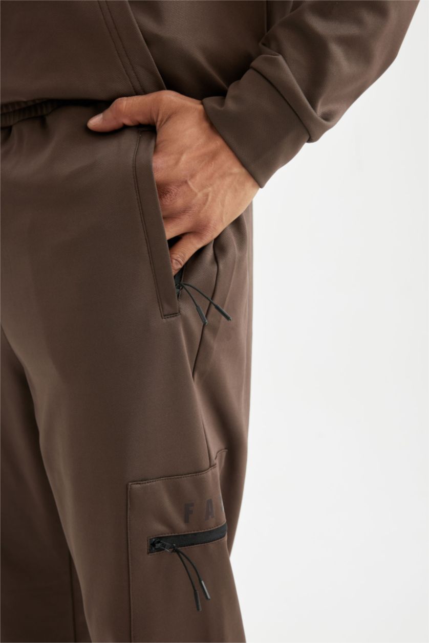 MAN Light Brown DeFactoFit Standard Fit Jogger Sweatpants