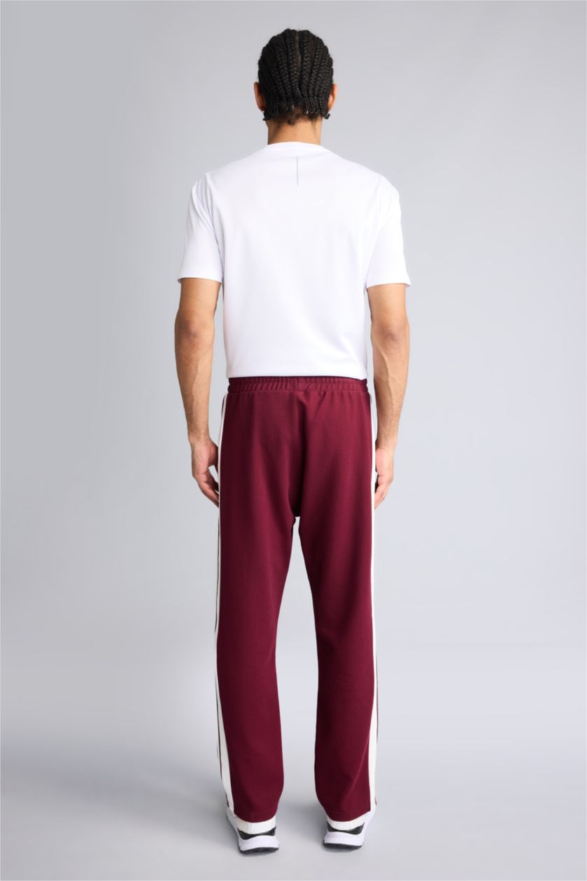 Man Bordeaux Standard Fit Jogger