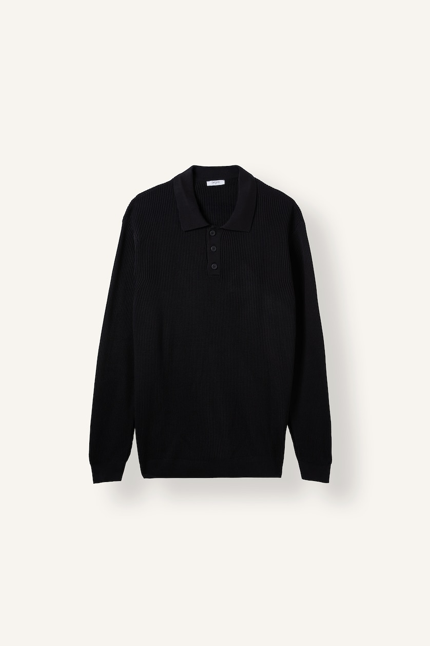Men NAVY Standard Fit Knitwear Pullover