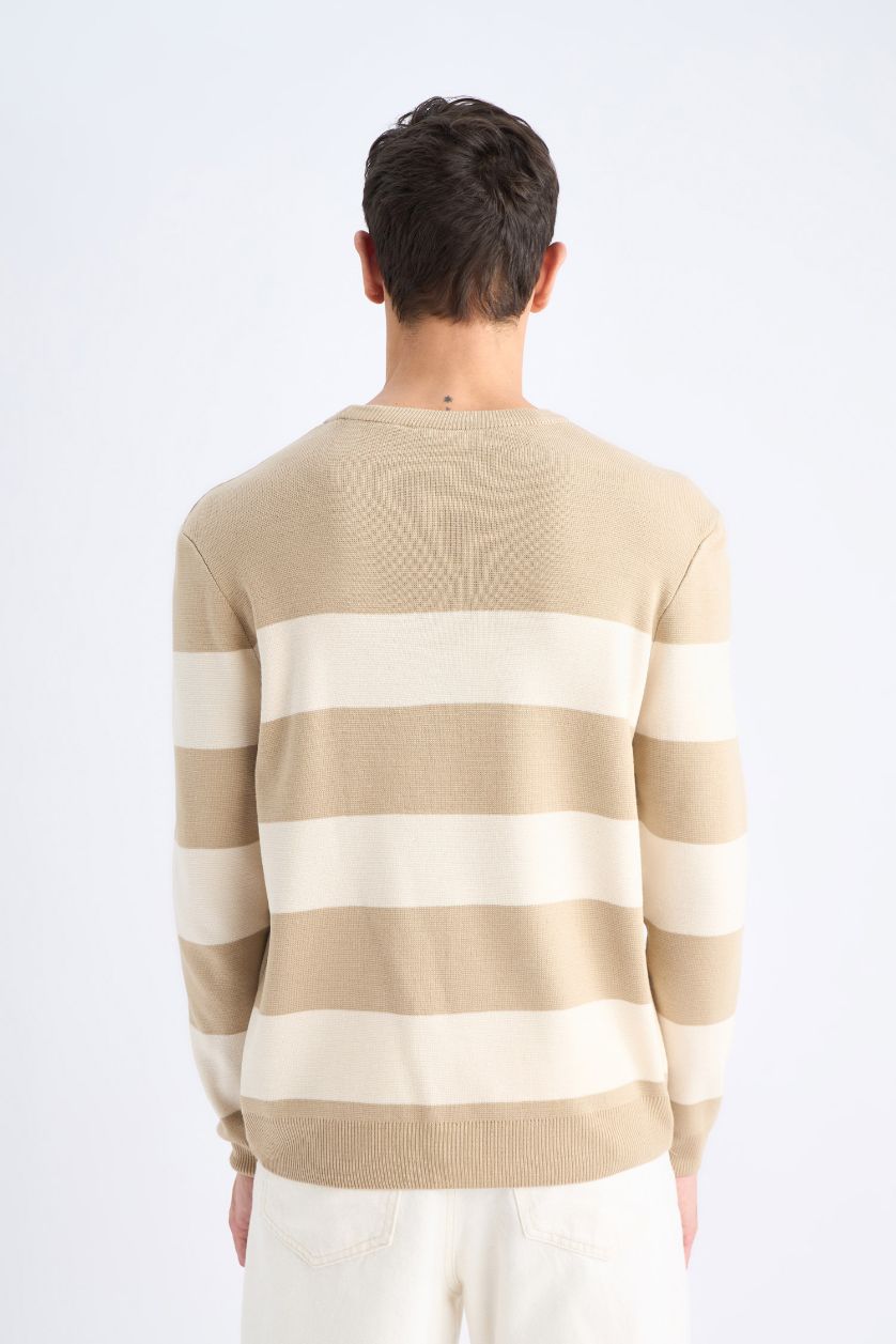 رجال بيج بلوز تريكو قصة عادية بياخة مستديرة