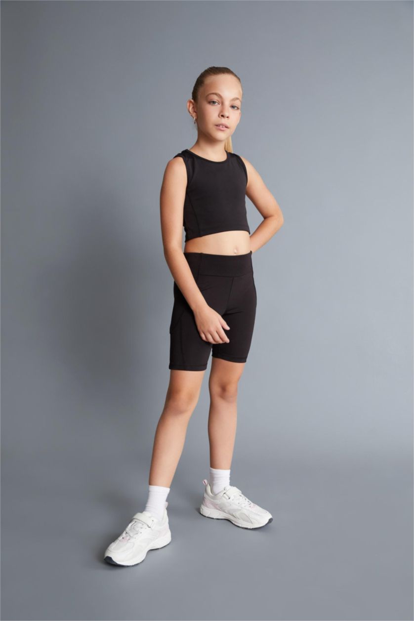 بناتي أسود ليجن بناتي قصير بايكر