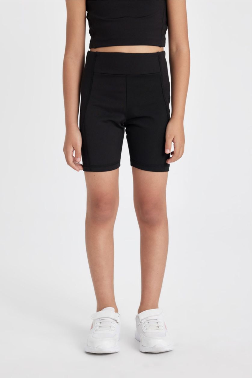 بناتي أسود ليجن بناتي قصير بايكر