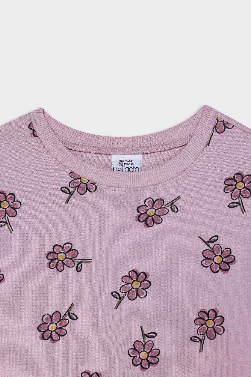 BABY GIRL Lilac Baby Girl Floral 2 Piece Set