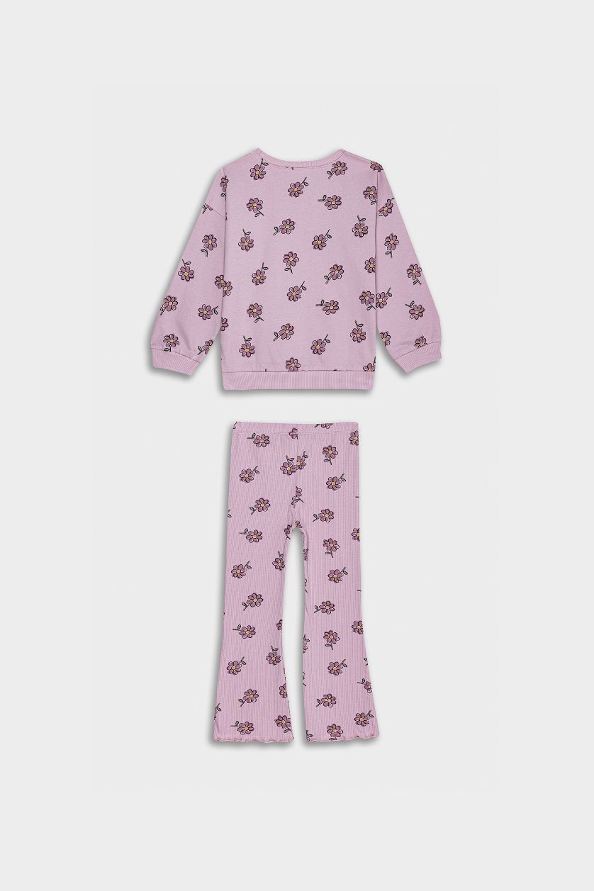 BABY GIRL Lilac Baby Girl Floral 2 Piece Set