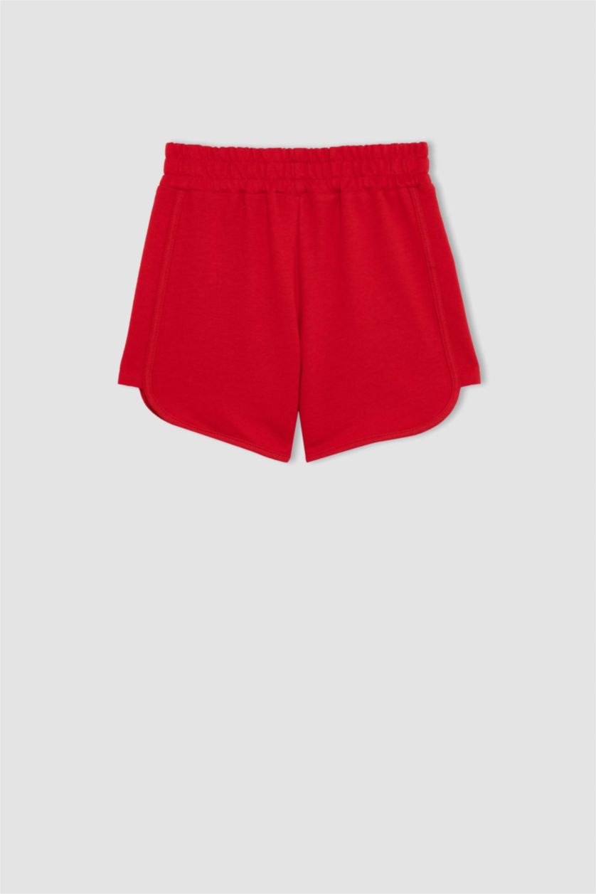 Kız Çocuk - Genç Kız Kırmızı Kız Çocuk Baskılı Şort