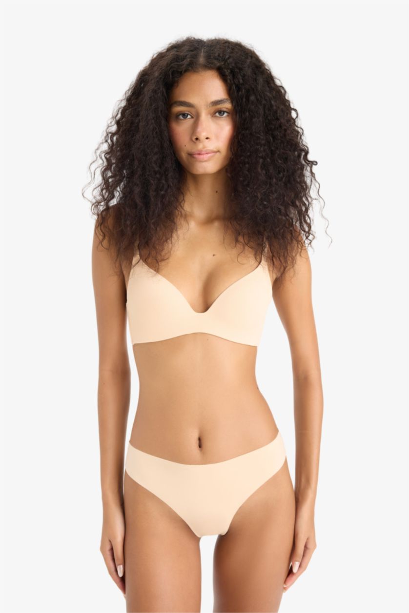 Woman Beige Fall in Love With Pad Bra