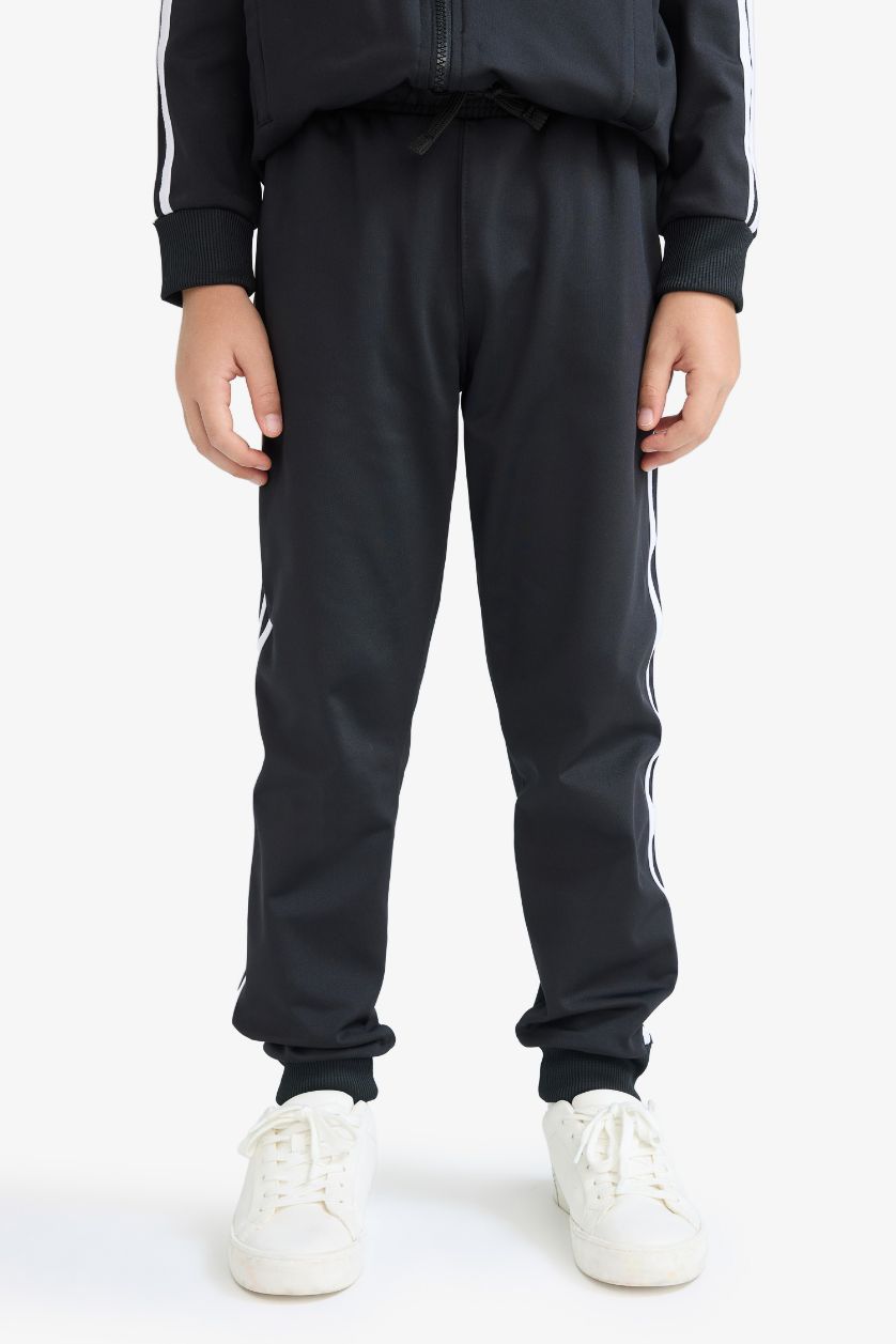 أولاد أسود سيت ولادي بنطلون بجامة وسويت شيرت - قطعتين