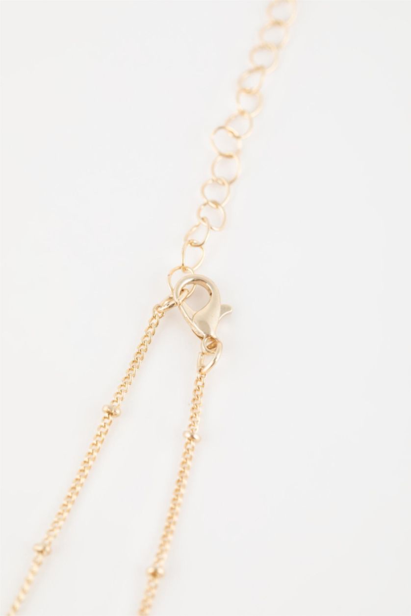 Kadın Altın Declara x DeFacto Çiçekli Gold Bel Zinciri