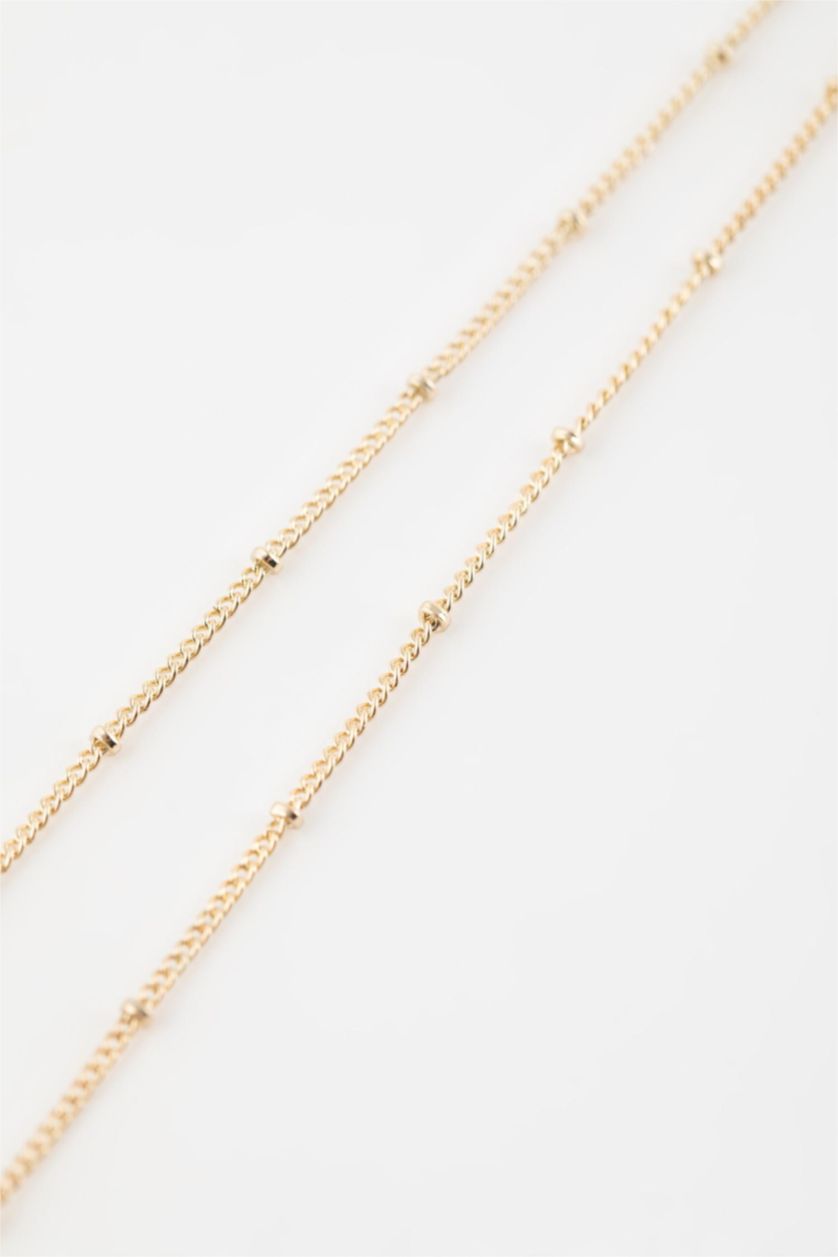 Kadın Altın Declara x DeFacto Gold Bel Zinciri