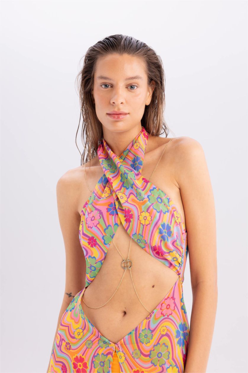 Kadın Altın Declara x DeFacto Bel Zinciri Bel Kolyesi Vücut Aksesuarı