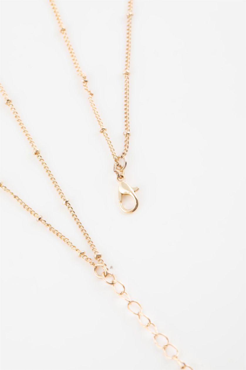 Kadın Altın Declara x DeFacto Bel Zinciri Bel Kolyesi Vücut Aksesuarı