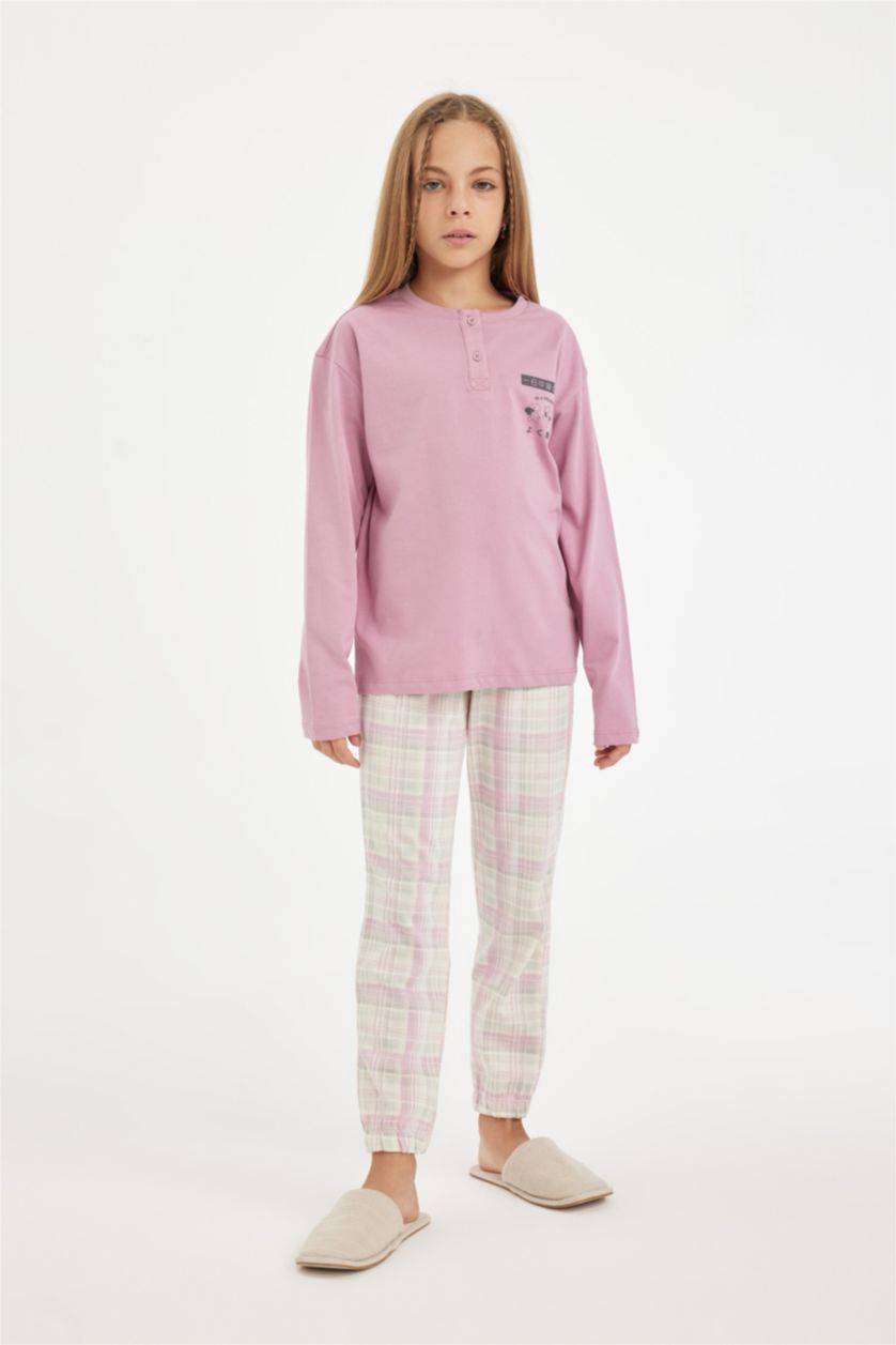 GIRLS & TEENS Rose Girl Printed 2 Piece Pajama Set