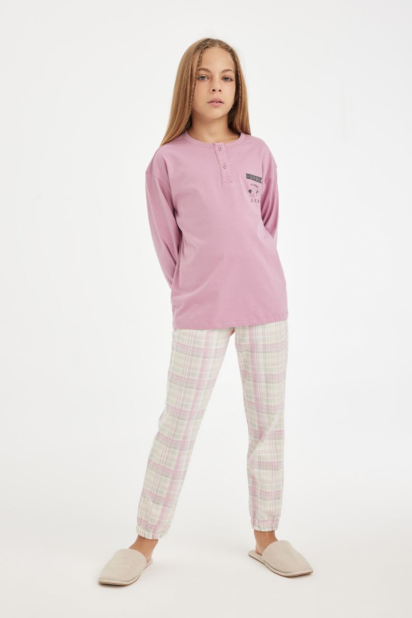 GIRLS & TEENS Rose Girl Printed 2 Piece Pajama Set