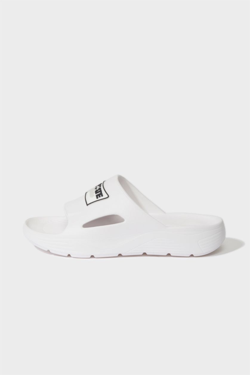 Man White Man High Sole Eva Slippers