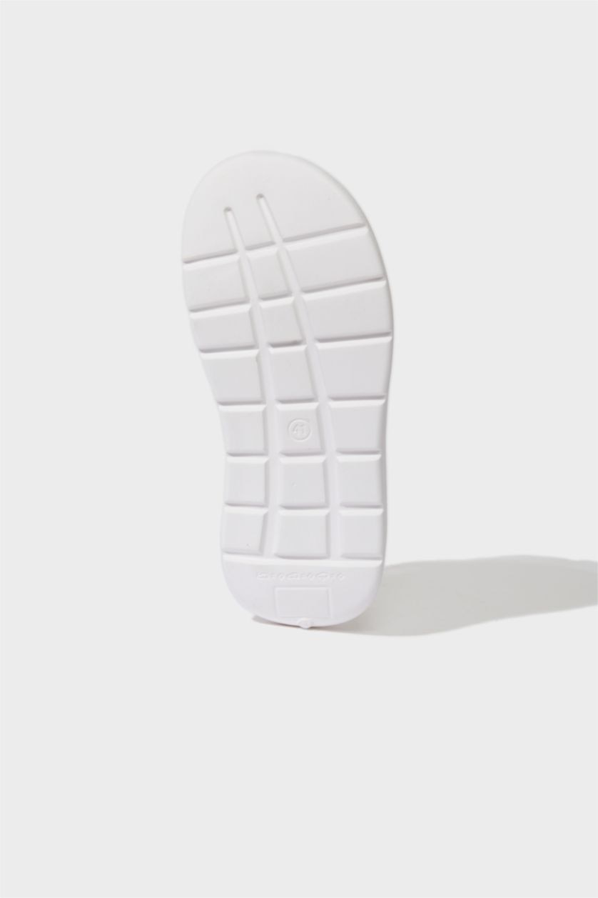 Man White Man High Sole Eva Slippers