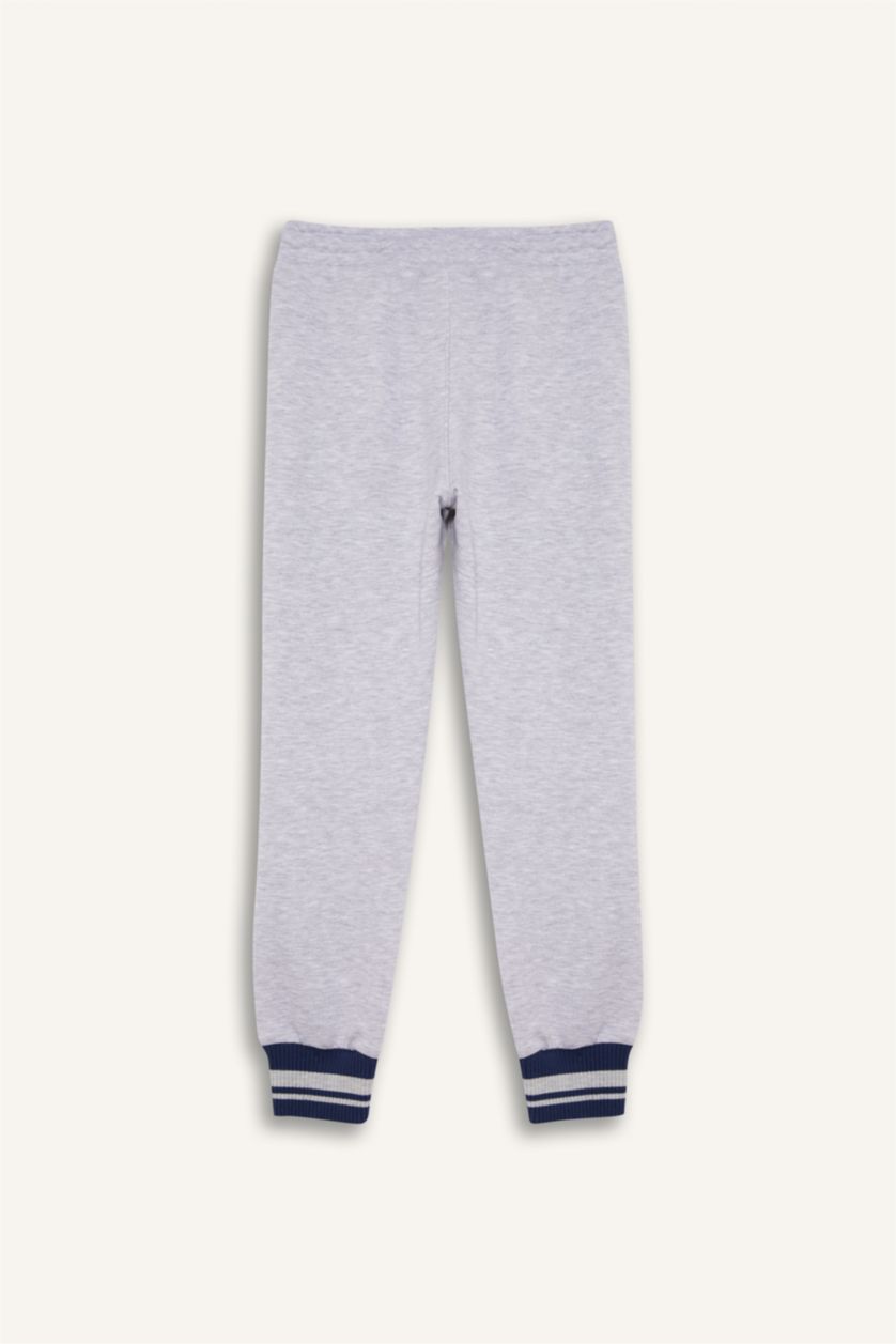 BOYS & TEENS Grey Melange Boy Thick Sweatpants