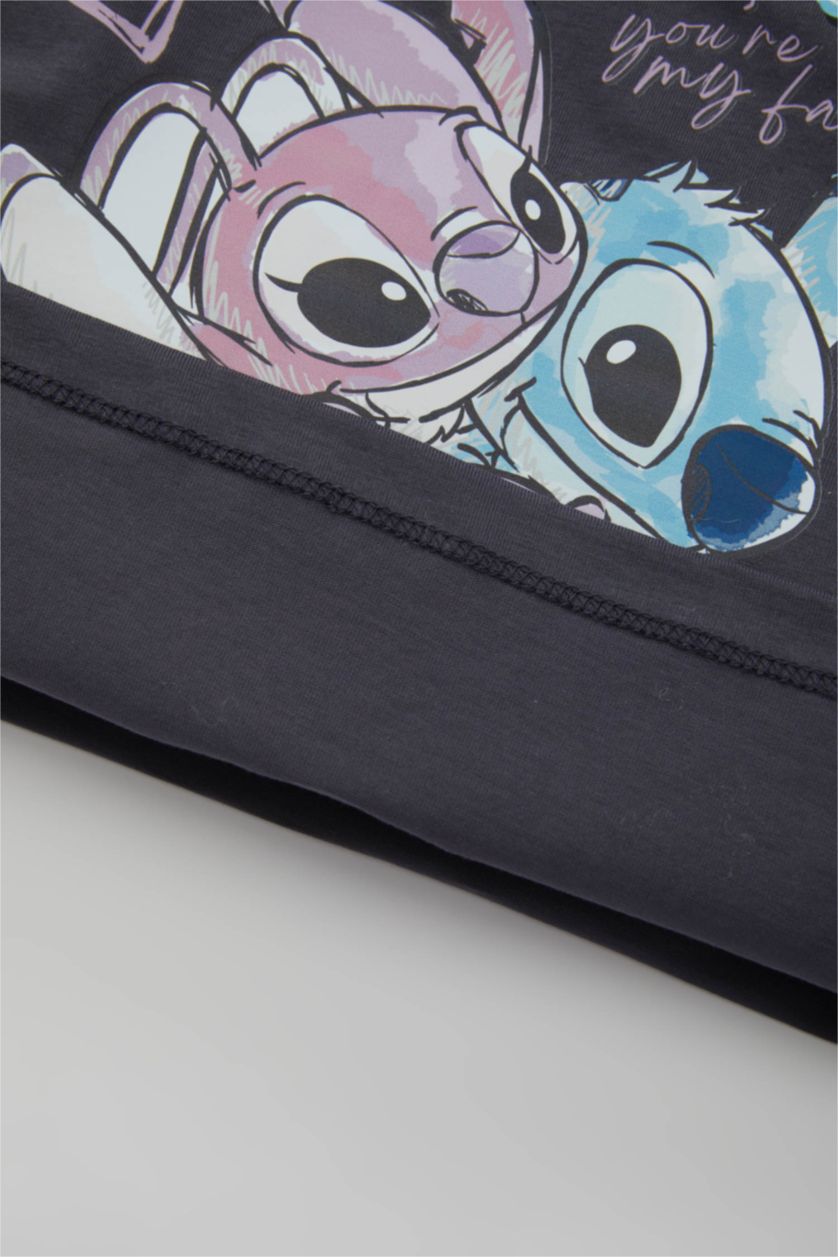 Baby Girl Anthracite Baby Girl Disney Lilo & Stitch T-Shirt