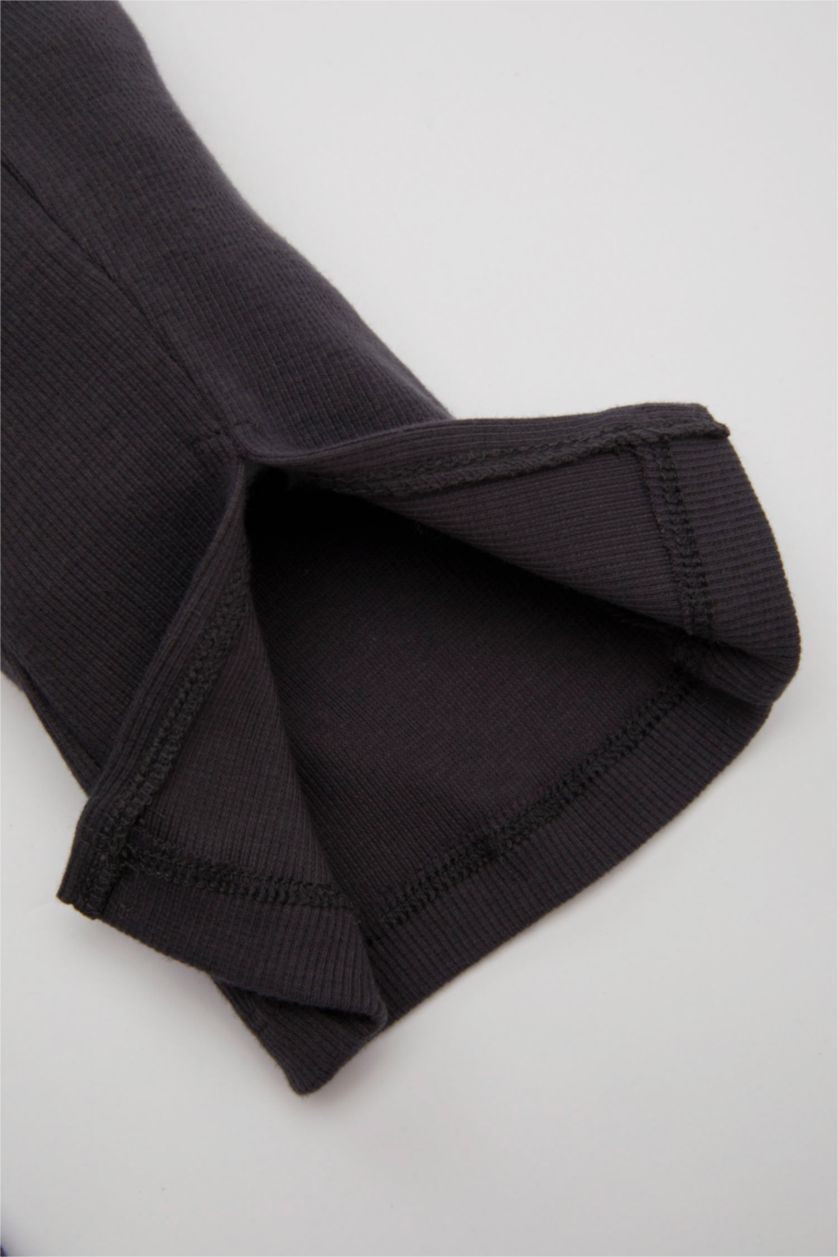 BÉBÉ FILLE Anthracite Leggings à coupe régulière pour bébé Fille