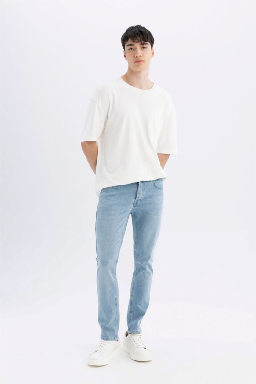 HOMME BLEU Clair PEDRO - Coupe slim en jean