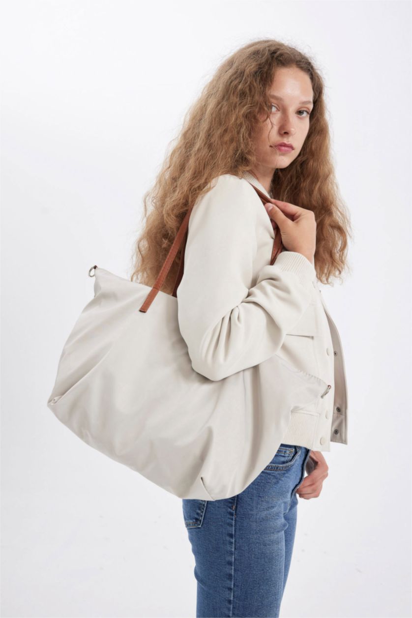 FEMME Beige Sac à Bandoulière pour Femme
