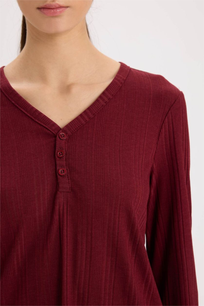 Kadın Bordo Ribana 2'li Takım