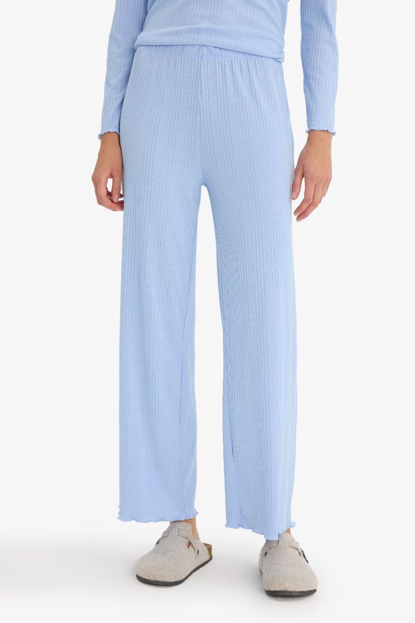 WOMAN Light Blue Fall in Love 2 piece Regular Fit Pyjama Set