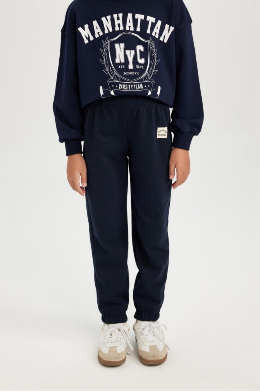 FILLES Marin Pantalon de Jogging pour Fille