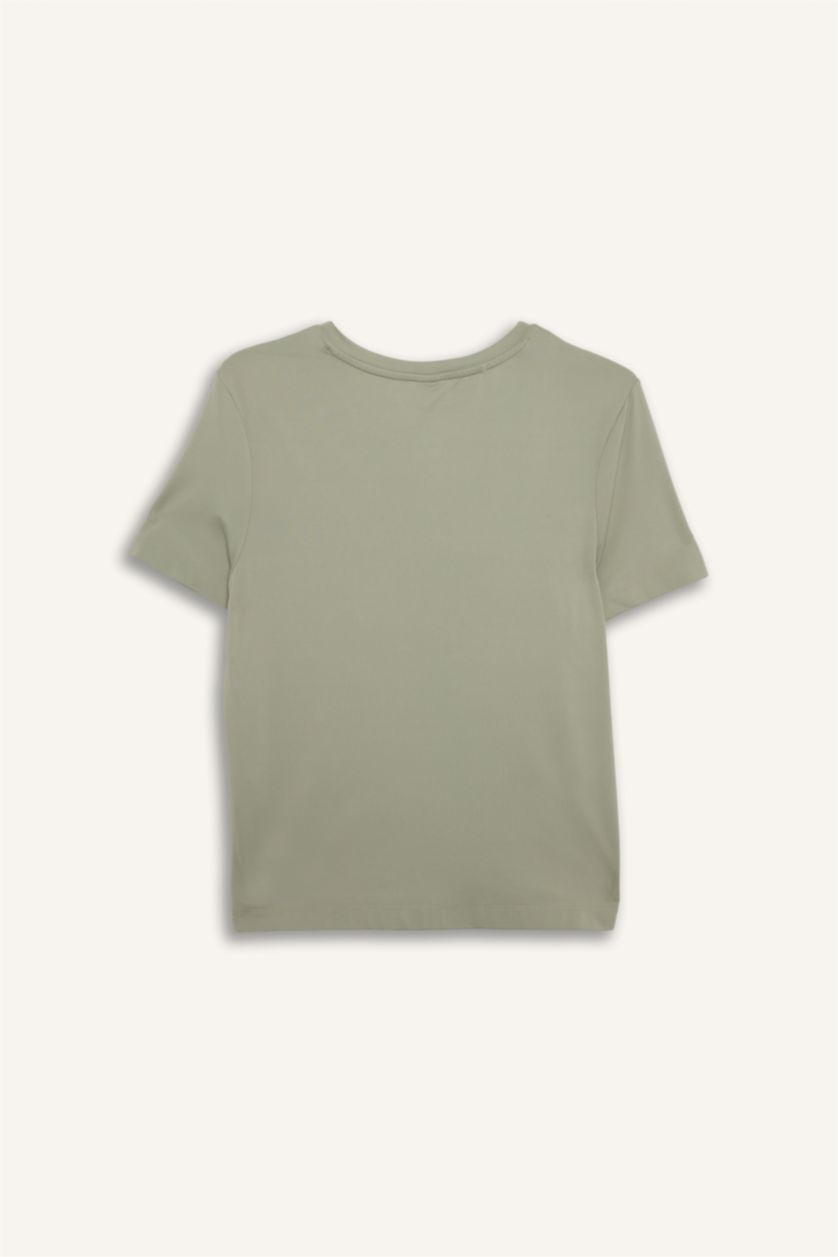 Kadın Taş Standart Fıt Kısa Kollu Tişört