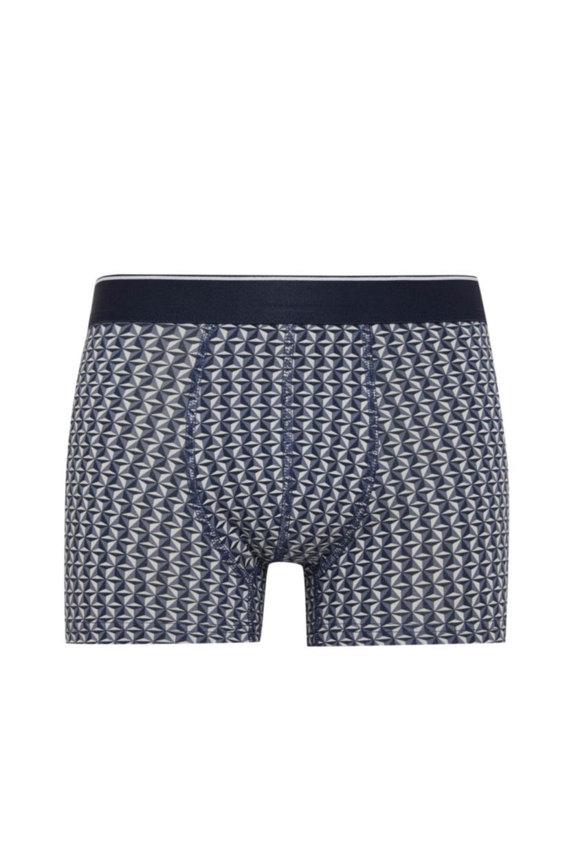 Erkek Lacivert Regular Fit 3'lü Boxer