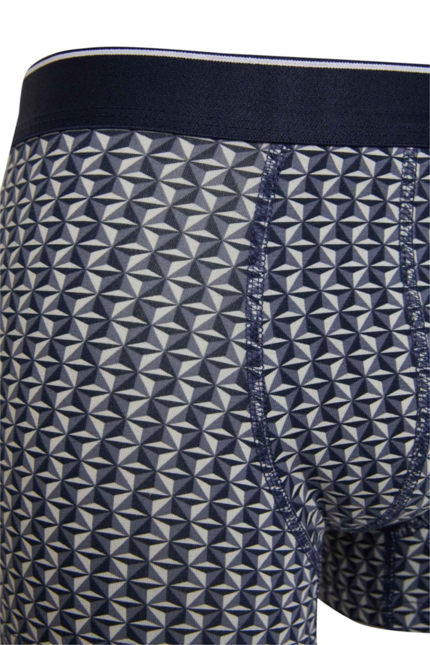 Erkek Lacivert Regular Fit 3'lü Boxer