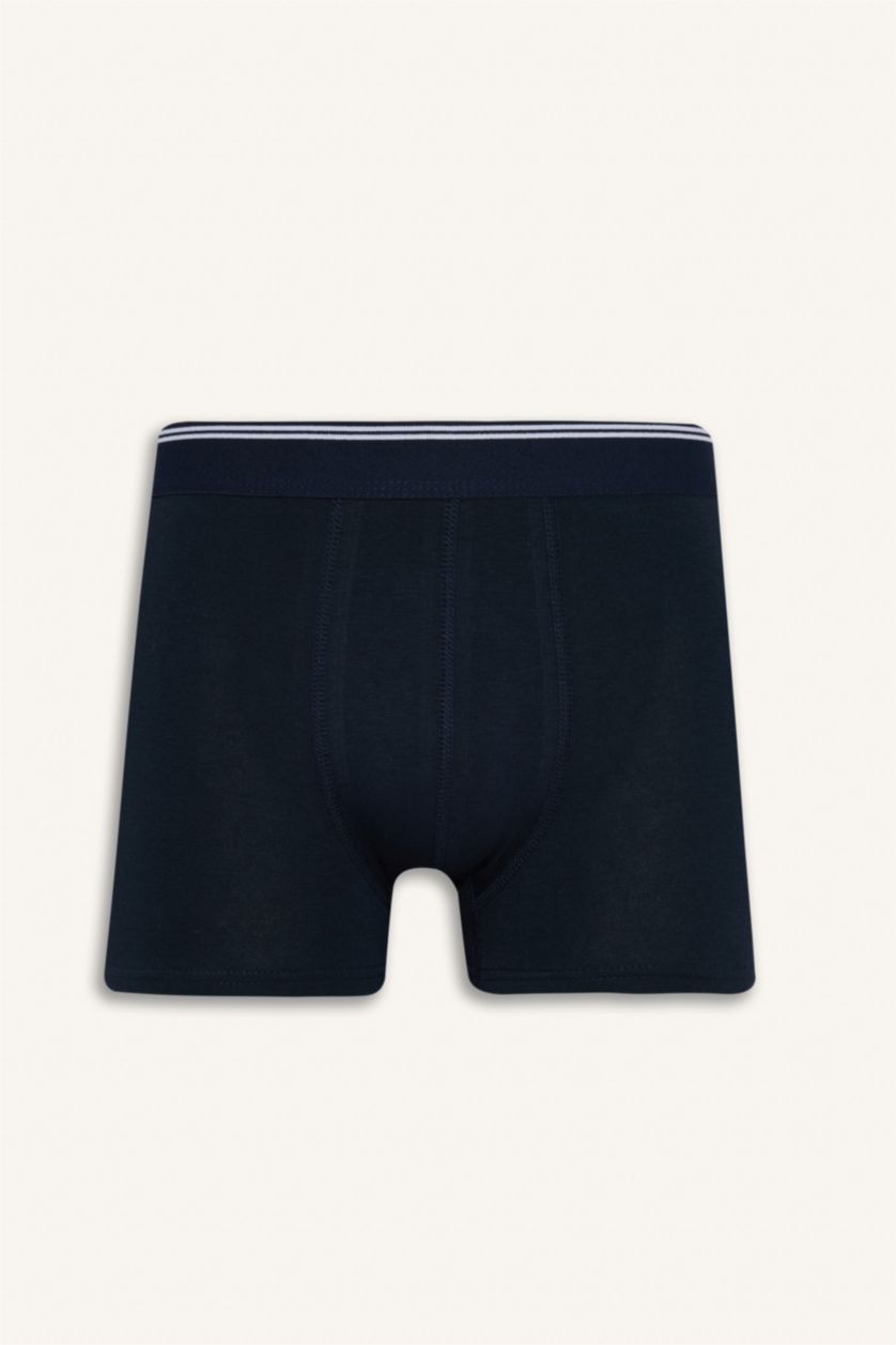 رجالي كحلي بوكسر قصة عادية - 3 قطع