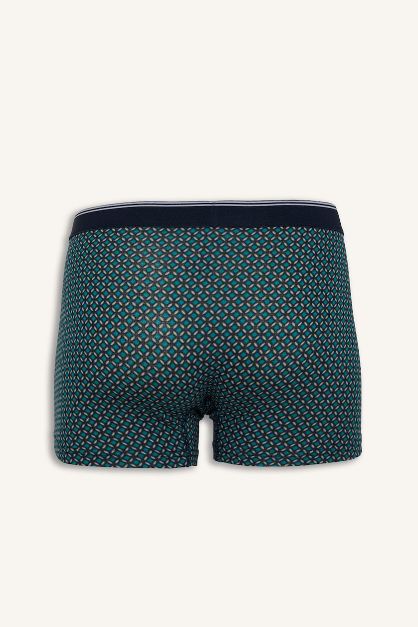 Men NAVY Regular Fit 3-Pack Printed Boxers