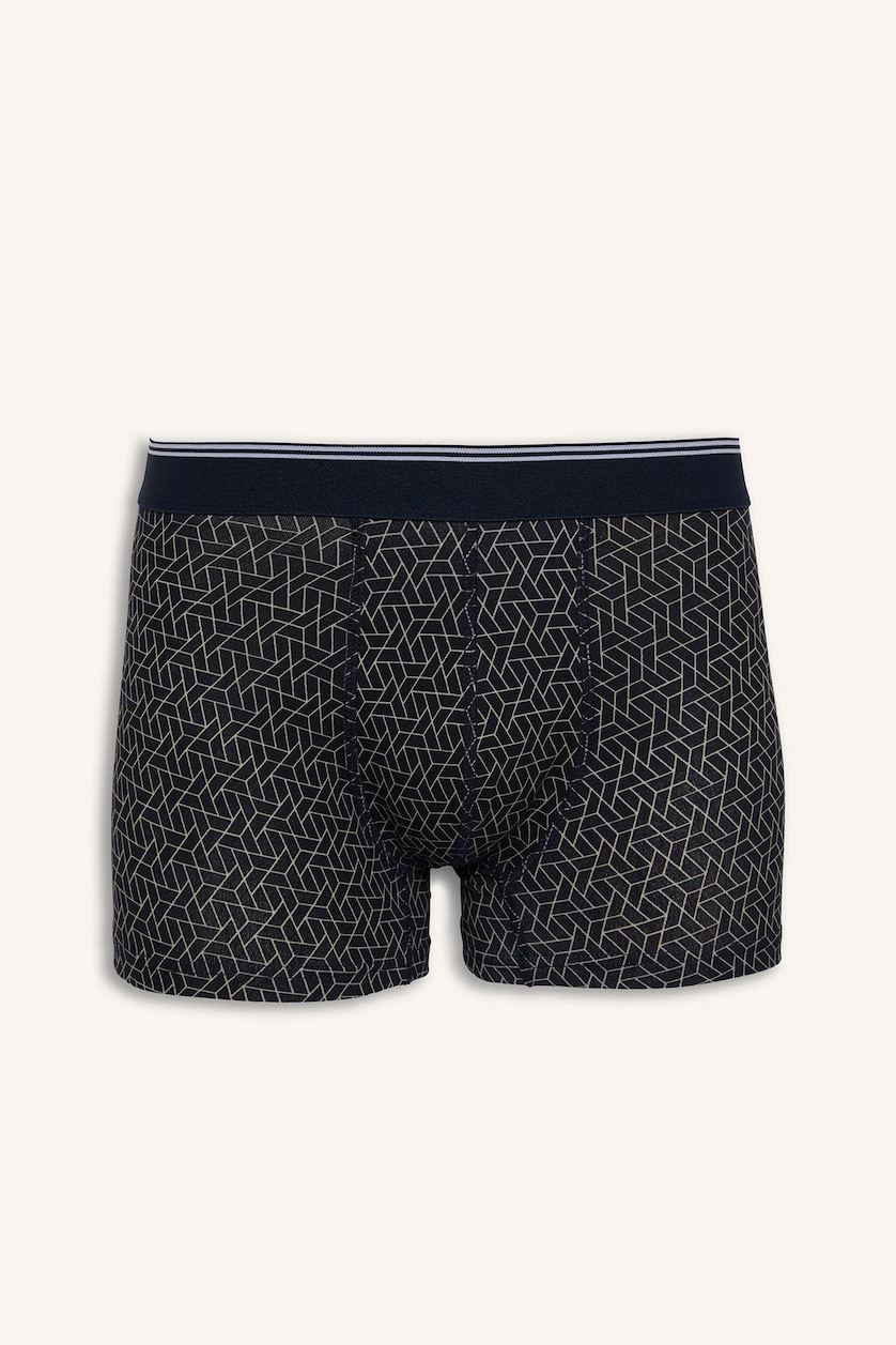 Men NAVY Regular Fit 3-Pack Printed Boxers