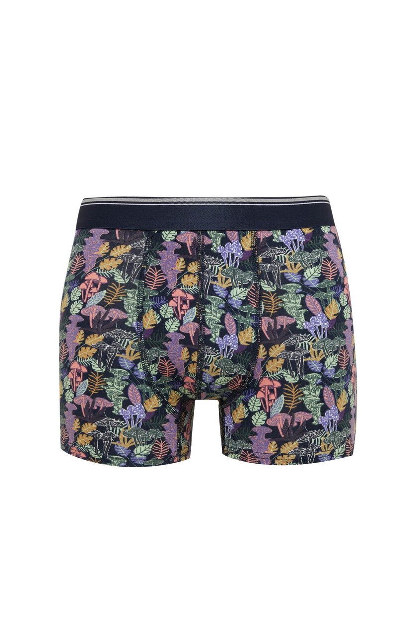 Erkek Lacivert Regular Fıt 3'lü Boxer