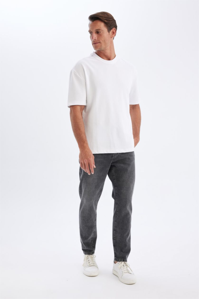 MAN Anthracite 90’S Slim Fit Trousers