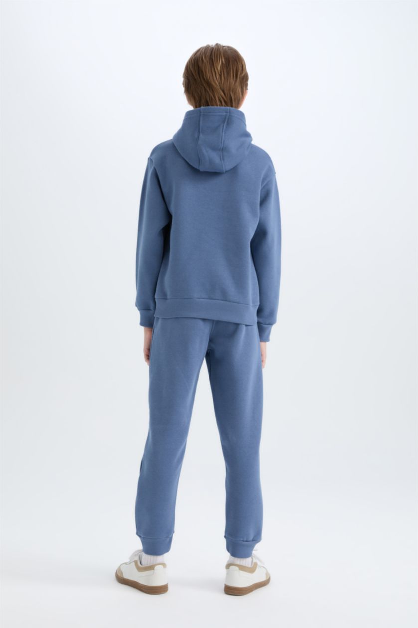 BOYS & TEENS Dark Blue Boy Marvel Comics Hooded Sweatshirt Sweatpants 2 Piece Set