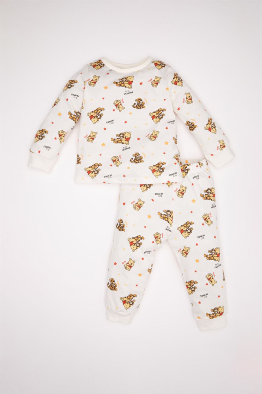 BÉBÉ GARÇON Écru Pyjamas en coton Disney Winnie l'Ourson pour bébé garçon