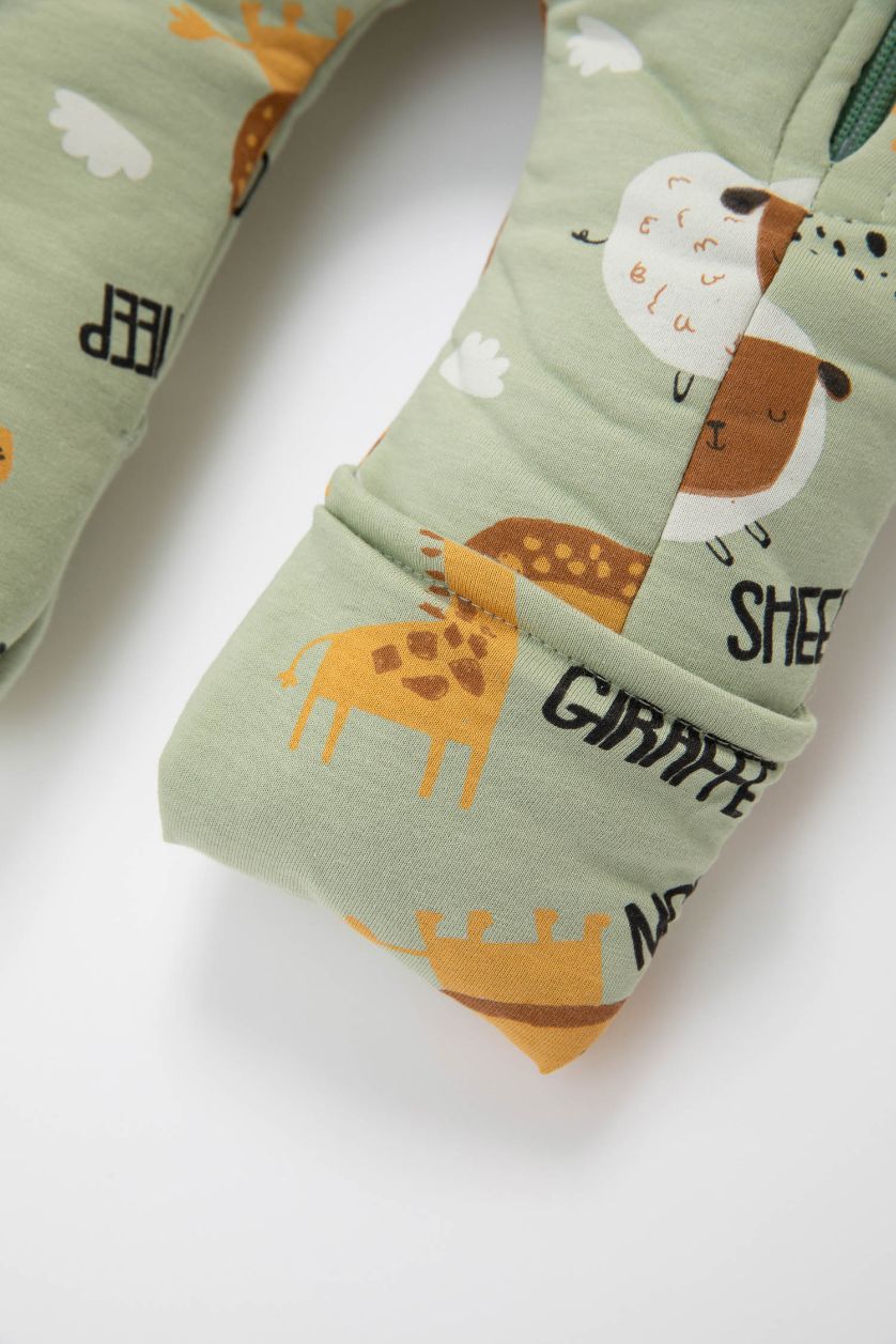 طفلة صغيرة أخضر فاتح جمبسوت بيبي اولادي حديثي الولادة بألياف ناعمة 2,5 توج