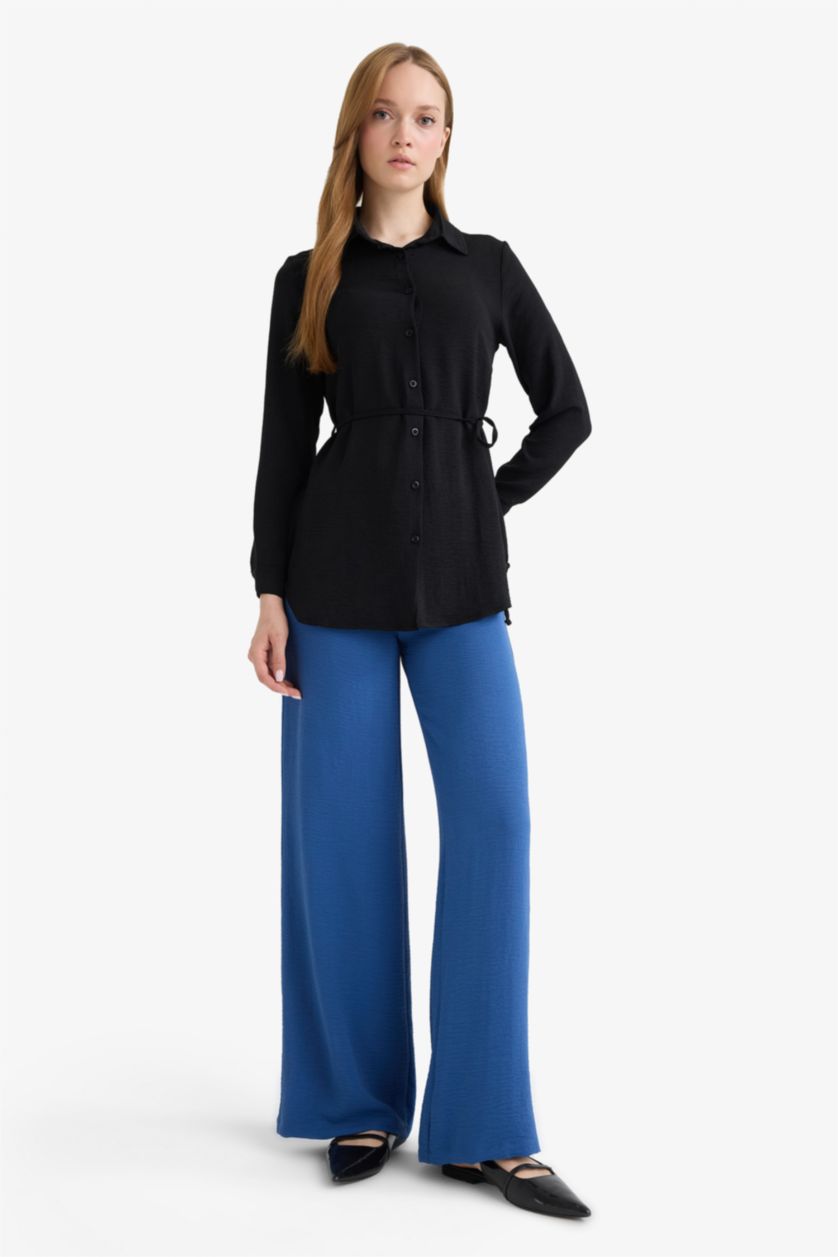 WOMAN Indigo Wide Leg Trousers