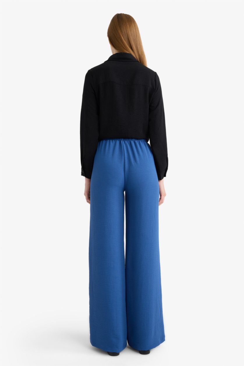 WOMAN Indigo Wide Leg Trousers