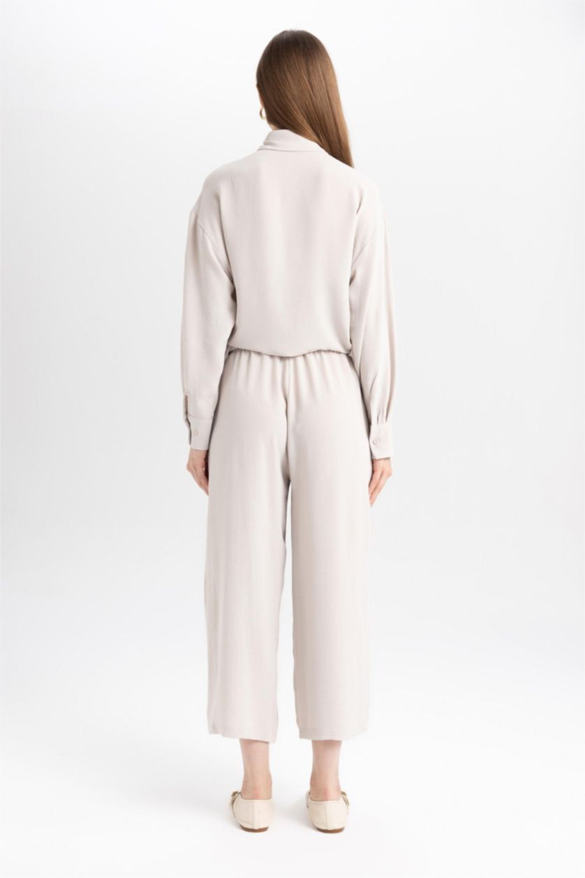 WOMAN Stone Wide Leg Trousers