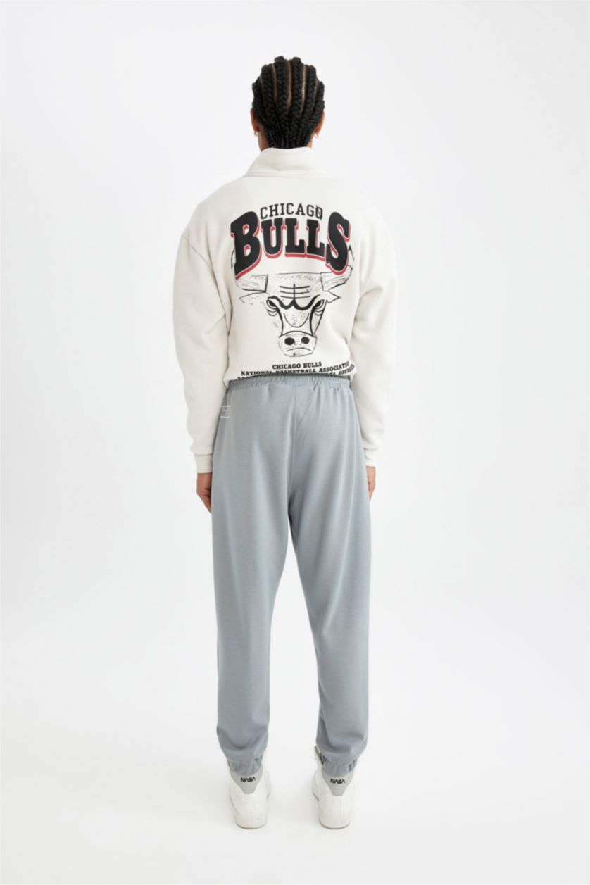 رجالي رمادي بنطلون سويت بانتس قماش سكوبا قصة عادية عادي