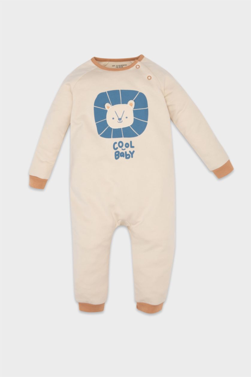 طفلة صغيرة بيج جمبسوت بيبي اولادي حديثي الولادة بيج بطبعة اسد