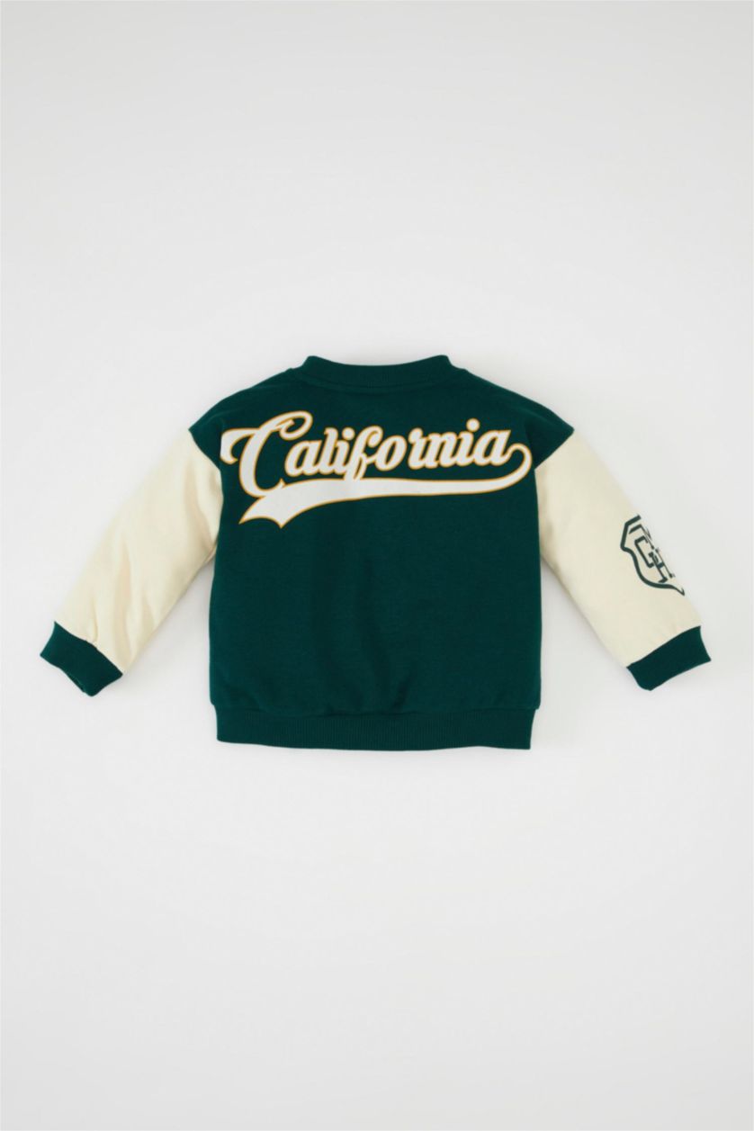 Сәби Ұл Қою жасыл Сәби Ұл бомбер қала Кардиган