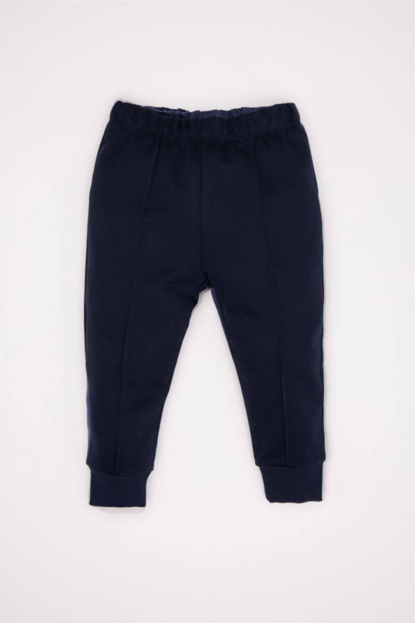 Малыши мальчики Синий Комплект вязанный 2 шт. стандартного кроя с принтом города из тонкой ткани для малышей мальчиков