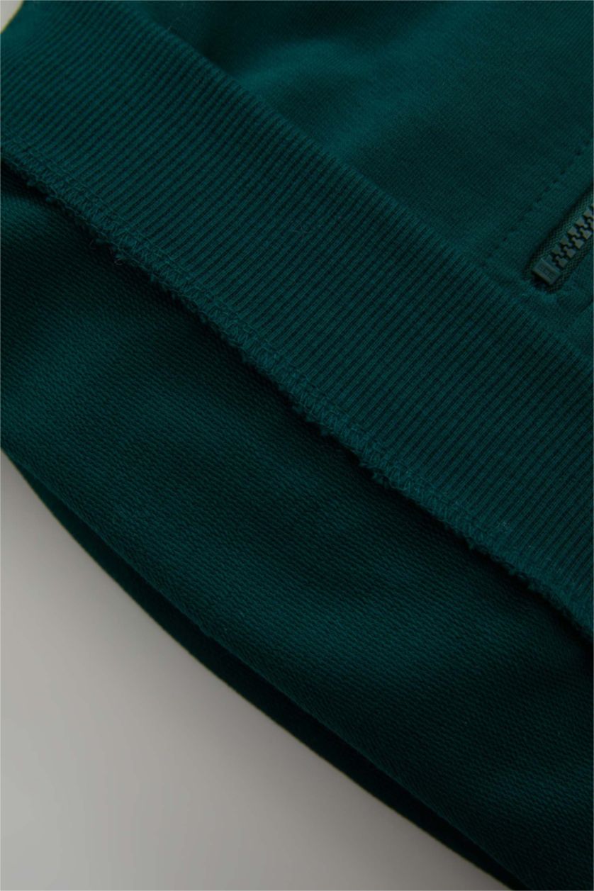 طفل صغير أخضر غامق طقم بيبي اولادي سويت شيرت وسويت بانتس - قطعتين