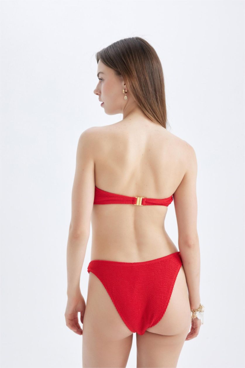 Kadın Kırmızı Regular Fit Bikini Altı-Fall in Love